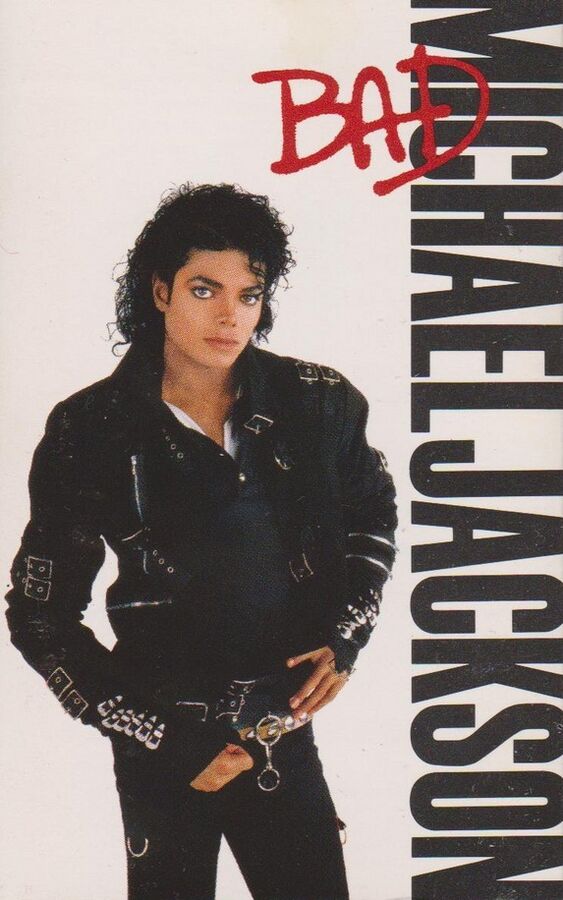 Cover art for the 'Bad' album and tour (1987)