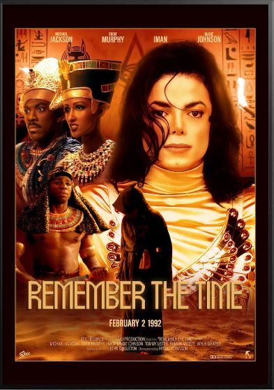 Poster for the short film 'Remember the Time' (1992)